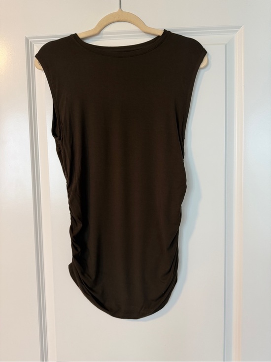 Kenneth Cole Tops - Kenneth Cole Sleeveless Crewneck Top - Dark Brown